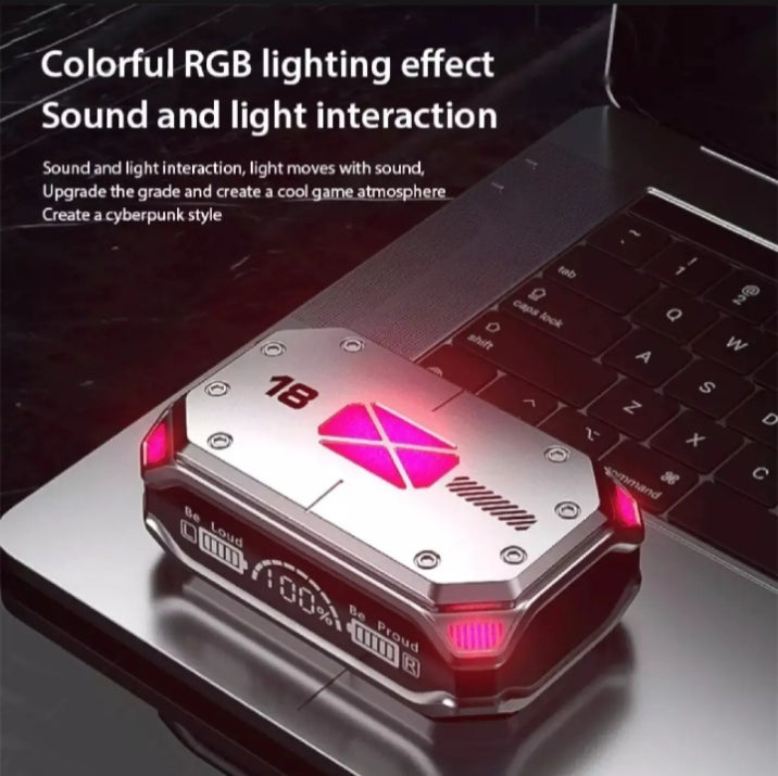 M45 TWS Wireless Bluetooth Stereo Earphones – Dual Mic Technology, Waterproof Housing, Smart Touch Operation, Rich Bass Audio