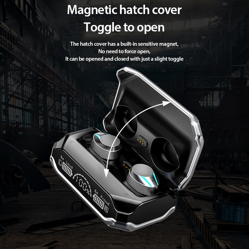 M45 TWS Wireless Bluetooth Stereo Earphones – Dual Mic Technology, Waterproof Housing, Smart Touch Operation, Rich Bass Audio