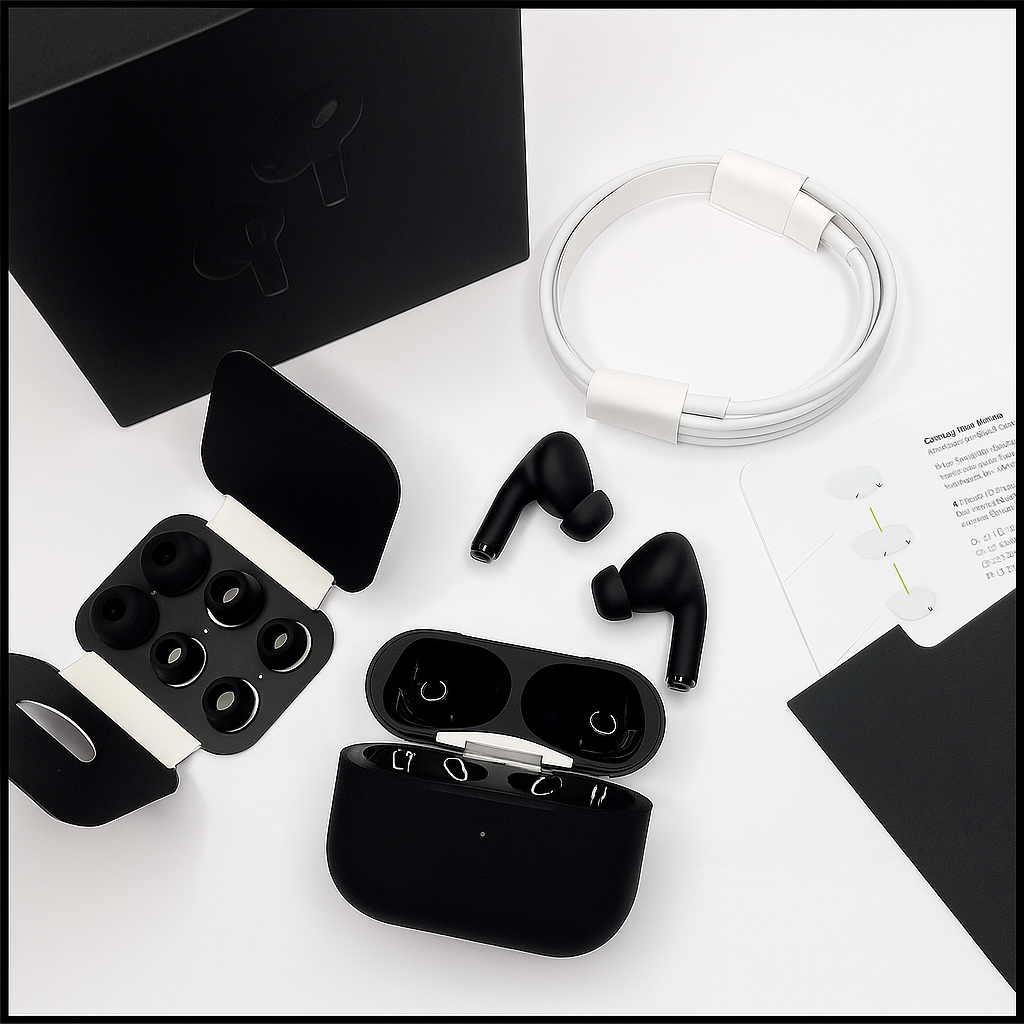 Flick Cart Trending Airpods Pro 2 (2nd Generation) Wireless Earbuds with Buzzer, Magsafe Charging Case USB-C, Noise Cancellation