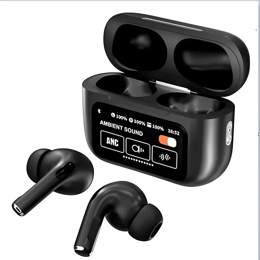A9 Pro Earpods Smart Touch Wireless Earbuds with LED Display