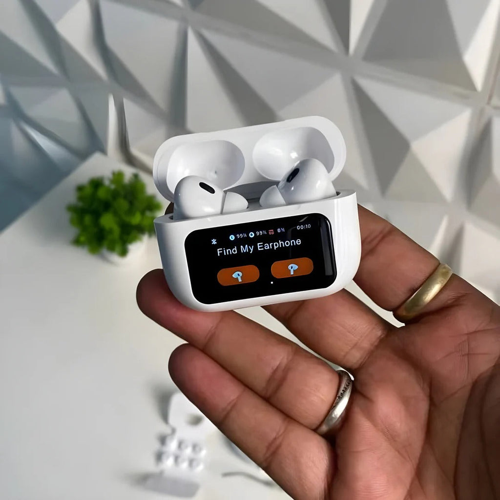A9 Pro Earpods Smart Touch Wireless Earbuds with LED Display