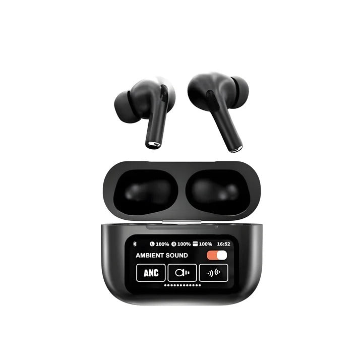 A9 Pro Earpods Smart Touch Wireless Earbuds with LED Display