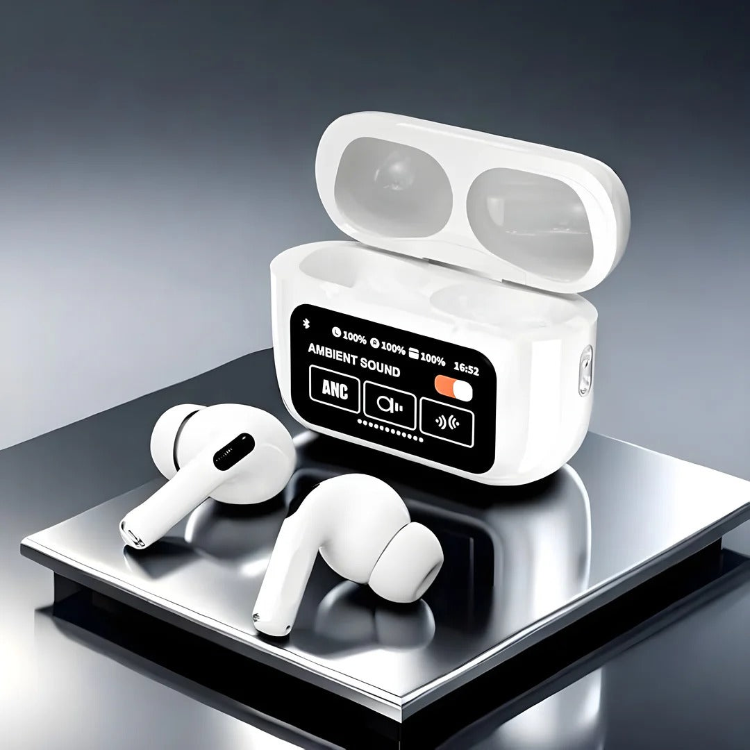 A9 Pro Earpods Smart Touch Wireless Earbuds with LED Display